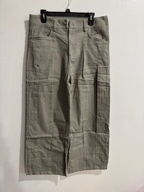 Men's Gray Wide-Leg Jeans size Medium